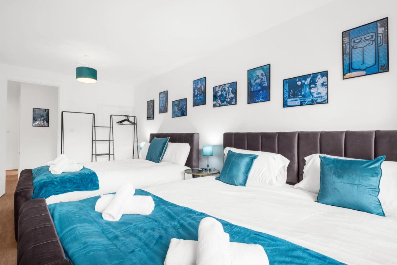 Ebra Stays - Choice Of 2 Or 3 Individual Beds - Luxury New Build Apartment ✪ City Centre, Digbeth ✓ Smart Tv'S & Large Corner Sofa - Birmingham Dış mekan fotoğraf